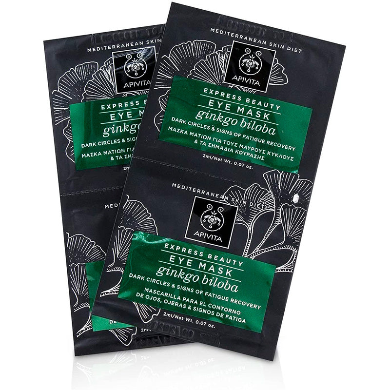 APIVITA EXPRESS BEAUTY EYE MASK GINKGO BILOBA 2X2ML X UNIDAD