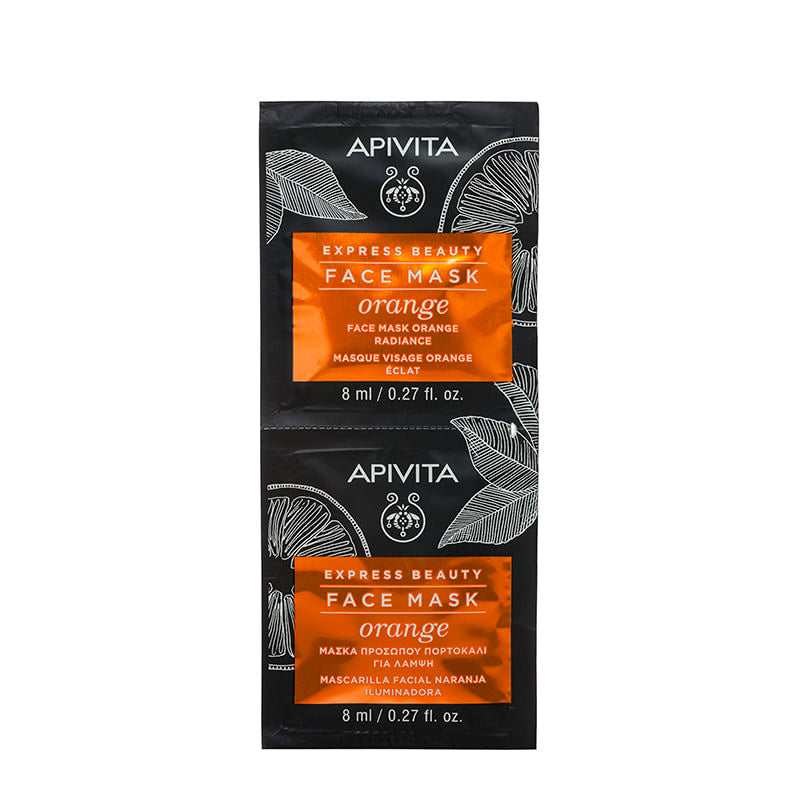 APIVITA EXPRESS BEAUTY FACE MASK ORANGE 2X8ML X UNIDAD