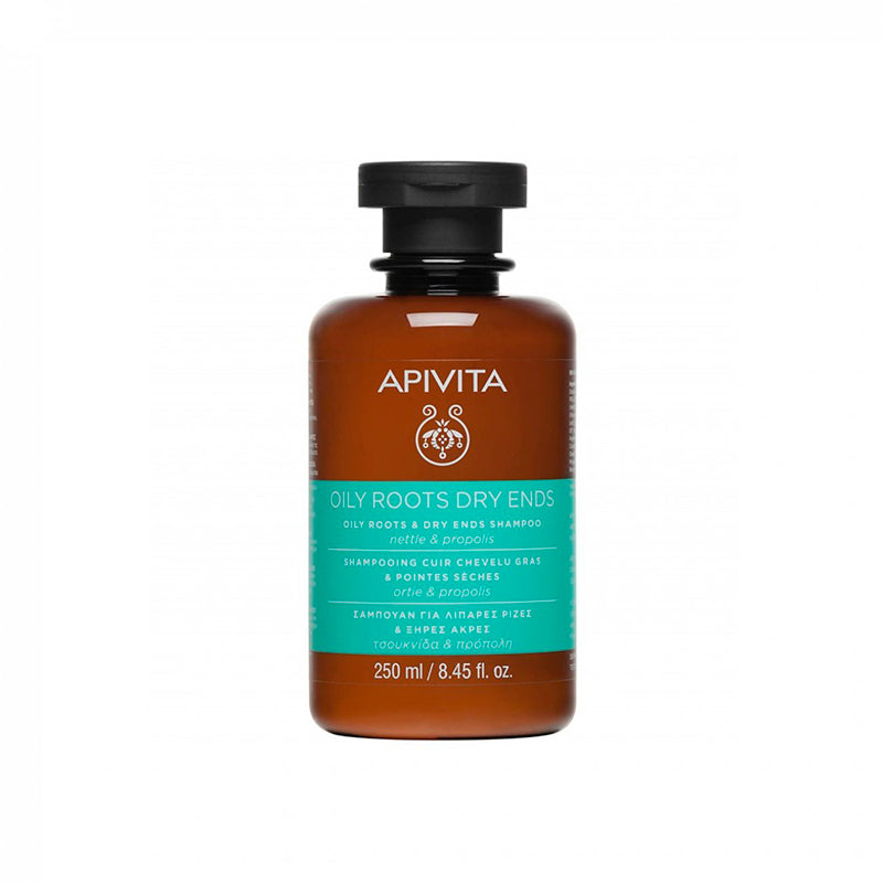APIVITA OILY ROOTS & DRY ENDS SHAMPOO X250ML
