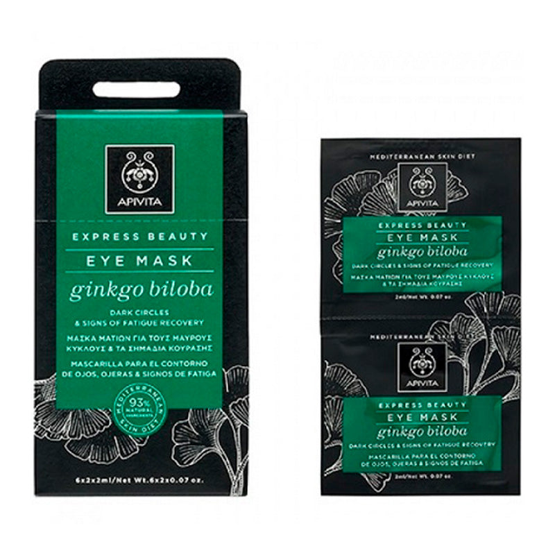 APIVITA EXPRESS BEAUTY EYE MASK GINKGO BILOBA 2X2ML