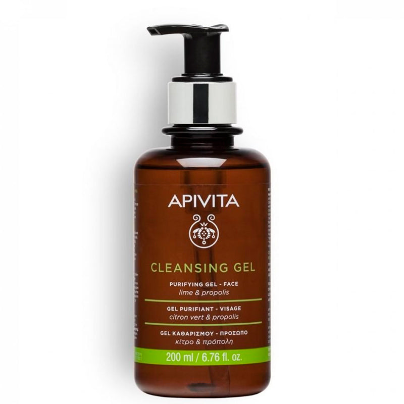 APIVITA PURIFYING CLEANSING GEL FACE X200ML VERDE