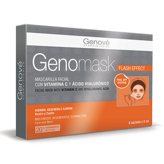 GENOMASK MASCARILLA FACIAL 6 SOBRES X 8ML C/U