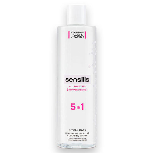 SENSILIS RITUAL CARE HYALURONIC MICELLAR CLEANSING WATER 5 EN 1 X 400ML (AGUA MICELAR)